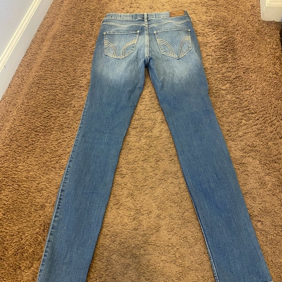 Hollister Curvy High Rise Super Skinny Denim Jeans Tall Size 26 x 30 - Picture 3 of 7